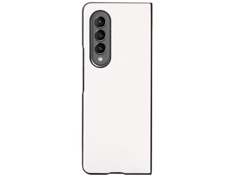 Funda para Samsung Galaxy Z Fold 3 5G Piel Sintética Blanco