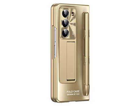 Funda para Samsung Galaxy Z Fold 5 5G Piel Sintética Dorado