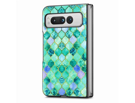 Funda para Google Pixel Fold Piel Sintética Verde