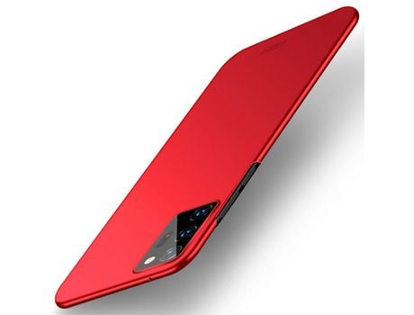 Funda para Samsung Galaxy Note Ultra MOFI Piel Sintética Rojo