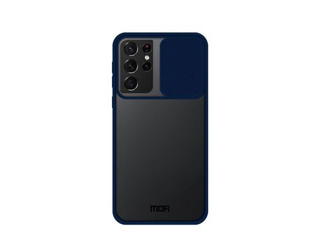 Funda para Samsung Galaxy S21 Ultra 5G/S21 Ultra MOFI Piel Sintética Azul