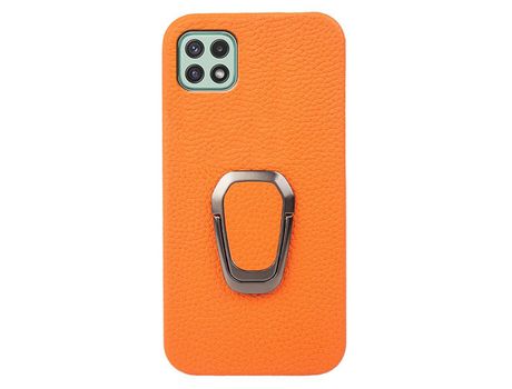 Funda para Samsung Galaxy A22 5G Piel Sintética Amarillo