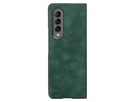 Funda para Samsung Galaxy Z Fold 4 5G Piel Sintética Verde