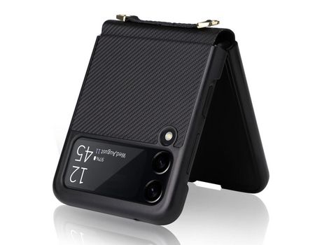 Funda con Cordón para Samsung Galaxy Z Flip 4 5G Verde