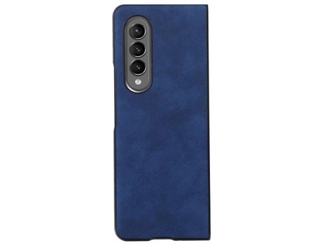 Funda para Samsung Galaxy Z Fold 3 5G Piel Sintética Azul