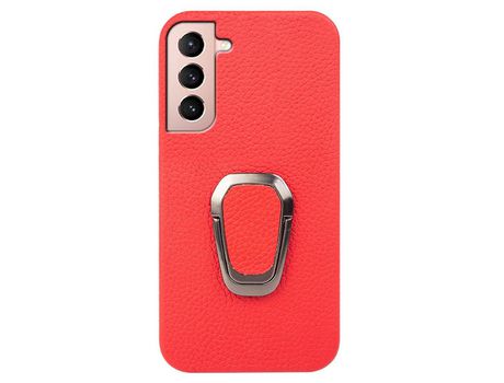 Funda para Samsung Galaxy S21 5G/S21+ Piel Sintética Rojo