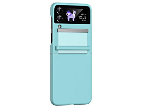 Funda para Samsung Galaxy Z Flip 4 5G Piel Sintética Verde