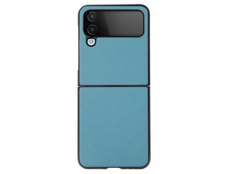 Funda para Samsung Galaxy Z Flip 4 5G Piel Sintética Azul
