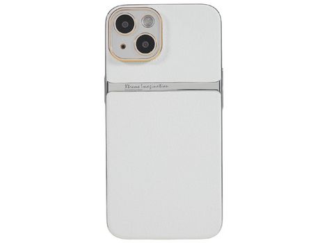Funda para iPhone 14 Piel Sintética Blanco