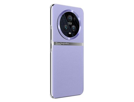 Funda para Honor Magic5 Pro Piel Sintética Morado