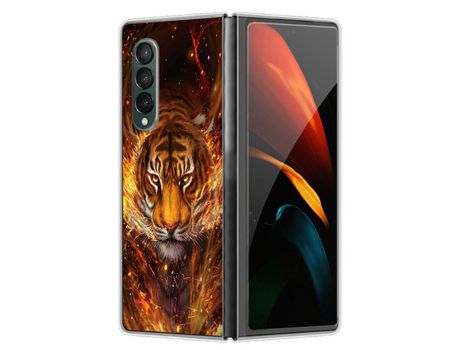 Funda para Samsung Galaxy Z Fold 4 5G Piel Sintética Multicolor