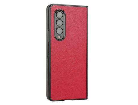 Funda para Samsung Galaxy Z Fold 4 5G Piel Sintética Rojo