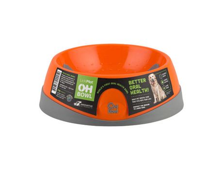 Comedero para Perro LICKIMAT Oh Bowl Naranja
