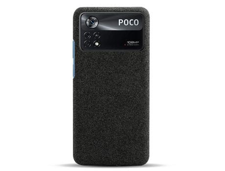 Funda para Xiaomi Poco X4 Pro 5G, Poco X4 Pro Piel Sintética Negro