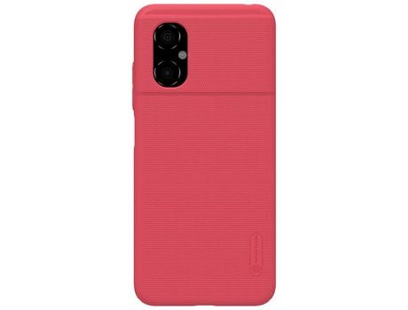 Funda para Xiaomi Poco M4 5G, Poco 5G NILLKIN Piel Sintética Rojo