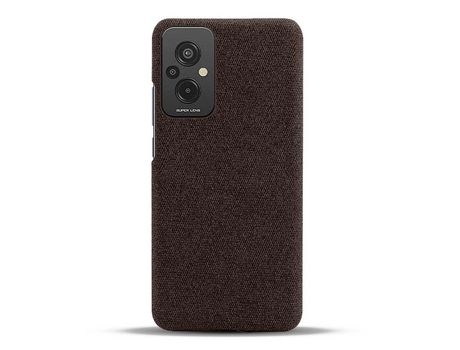 Funda para Xiaomi Redmi 11 4G Piel Sintética Marrón