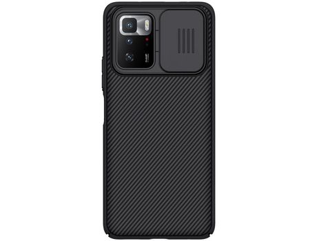 Funda para Xiaomi Redmi Note 10 Pro 5G, Redmi Note 10 Pro NILLKIN Piel Sintética Negro