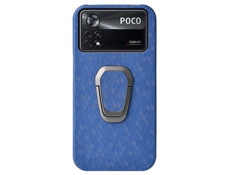 Funda para Xiaomi Poco X4 Pro 5G, Poco X4 Pro Piel Sintética Azul
