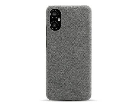 Funda para Xiaomi Poco M4 5G, Poco 5G Piel Sintética Gris