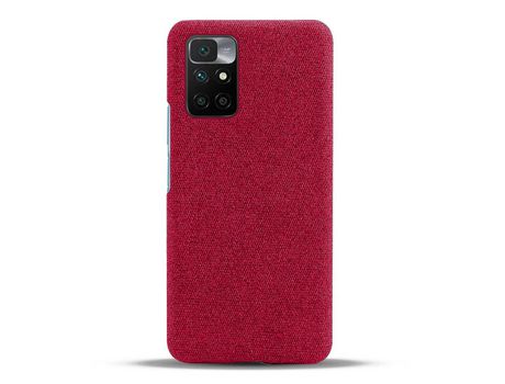 Funda para Xiaomi Redmi Note 11 4G, Redmi Note 11 KSQ Piel Sintética Rojo