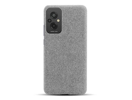 Funda para Xiaomi Redmi 11 4G Piel Sintética Gris