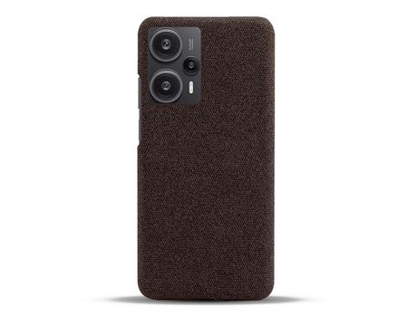 Funda para Xiaomi Redmi Note 12 F5 5G Piel Sintética Marrón