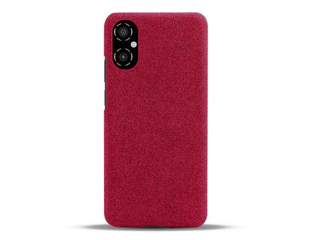 Funda para Xiaomi Poco M4 5G, Poco 5G Piel Sintética Rojo