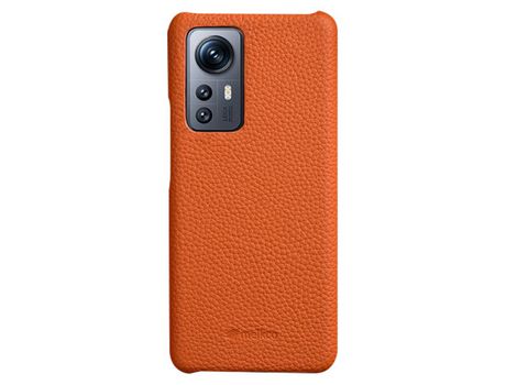 Funda para Xiaomi Xiaomi 12 Pro Piel Sintética Naranja
