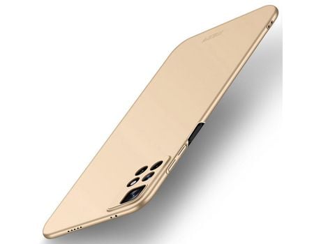Funda para Xiaomi Poco Pro 5G, Poco M4 Pro MOFI Piel Sintética Dorado