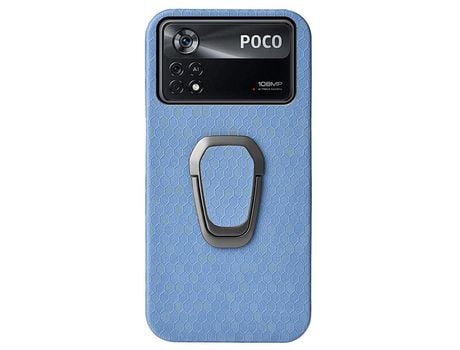 Funda para Xiaomi Poco X4 Pro 5G, Poco X4 Pro Piel Sintética Azul