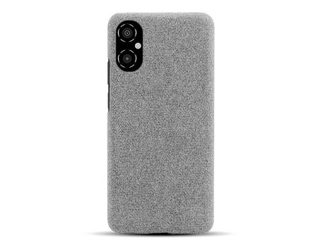 Funda para Xiaomi Poco M4 5G, Poco 5G Piel Sintética Gris