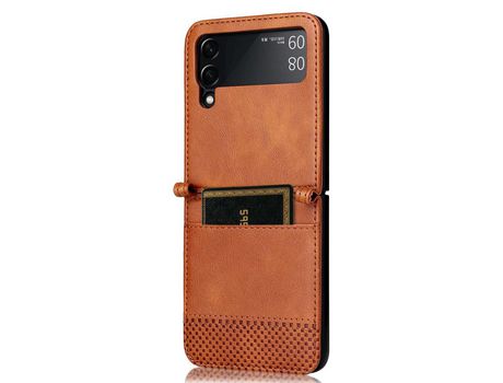 Funda para Samsung Galaxy Z Flip 4 5G Marrón