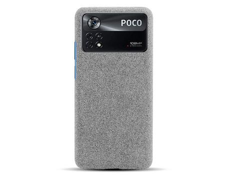 Funda para Xiaomi Poco X4 Pro 5G, Poco X4 Pro Piel Sintética Gris
