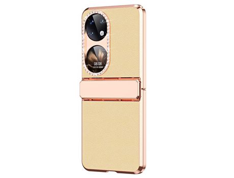 Funda para Huawei P50 4 Piel Sintética Dorado