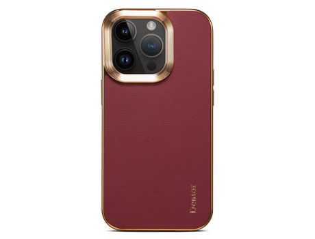 Funda para iPhone 12 Pro Max DENIOR Piel Sintética Rojo