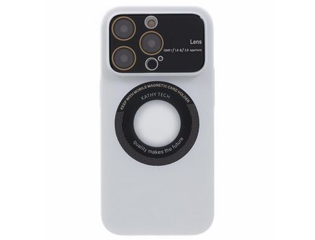 Funda para iPhone 12 Pro Max Piel Sintética Blanco