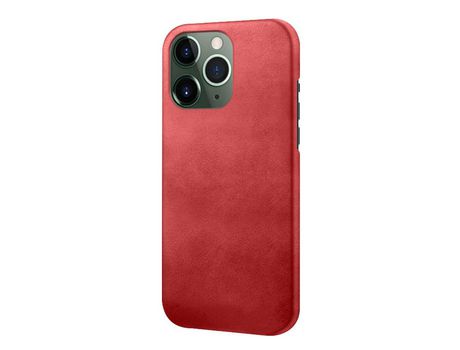 Funda para iPhone 15 Pro Piel Sintética Rojo