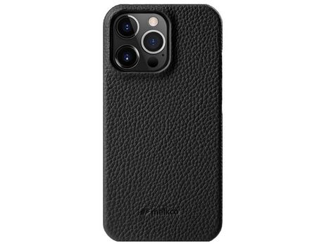 Funda para iPhone 13 Pro Piel Sintética Negro