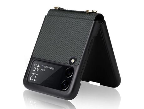 Funda con Cordón para Samsung Galaxy Z Flip 4 5G Negro