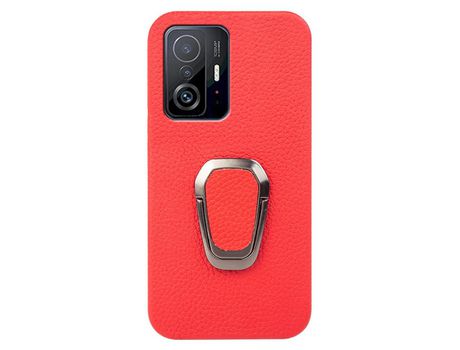 Funda para Xiaomi Xiaomi 11T Piel Sintética Rojo