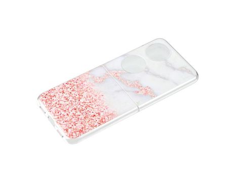 Funda para Huawei P50 Pocket, P50 Piel Sintética Blanco