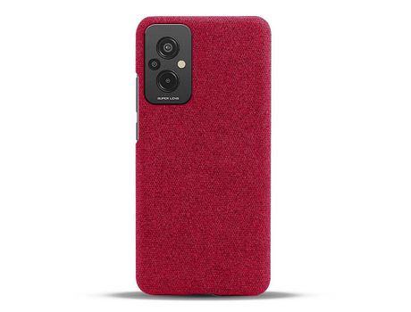 Funda para Xiaomi Redmi 11 4G Piel Sintética Rojo