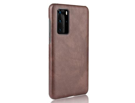 Funda para Huawei P40 Pro Piel Sintética Marrón