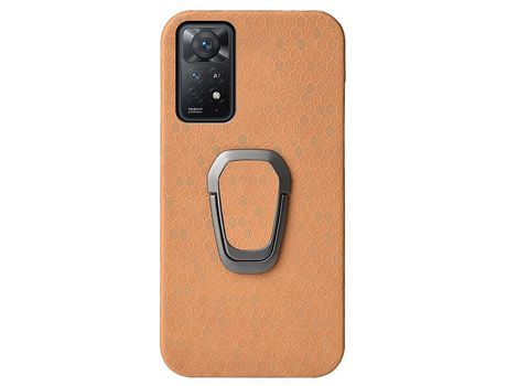 Funda para Xiaomi Redmi Note 11 Pro 5G Piel Sintética Naranja