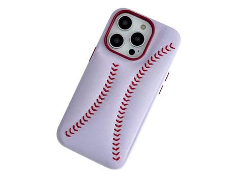 Funda para iPhone 13 Pro Max Piel Sintética Morado