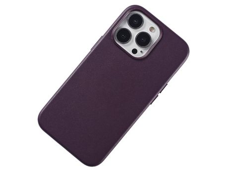 Funda para iPhone 14 Pro Piel Sintética Rojo