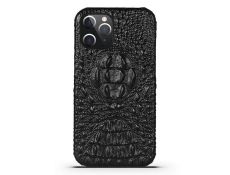 Funda para iPhone 12 Piel Sintética Negro