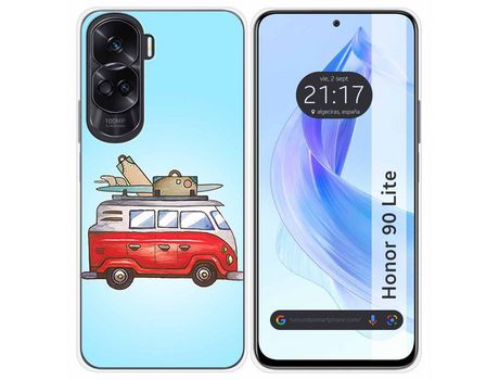 Funda para Honor Lite 5, Honor 90 Lite, Honor 90 TUMUNDOSMARTPHONE Silicona Multicolor