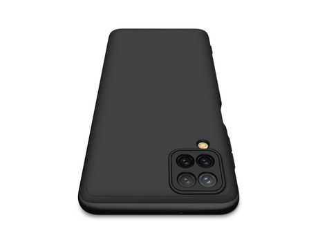 Conjunto de Fundas para Samsung Galaxy A12 GKK Piel Sintética Negro (3un)