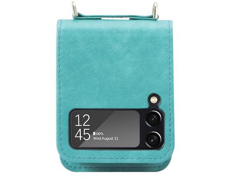 Funda con Cordón para Samsung Galaxy Z Flip 4 5G Verde